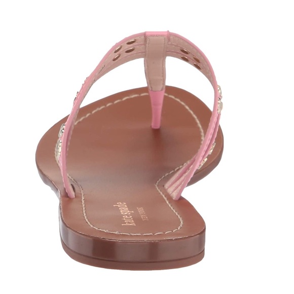 Kate Spade Carol Patent Leather Studded Sandal - Picture 6 of 7